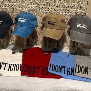T-SHIRT & HAT SET $12